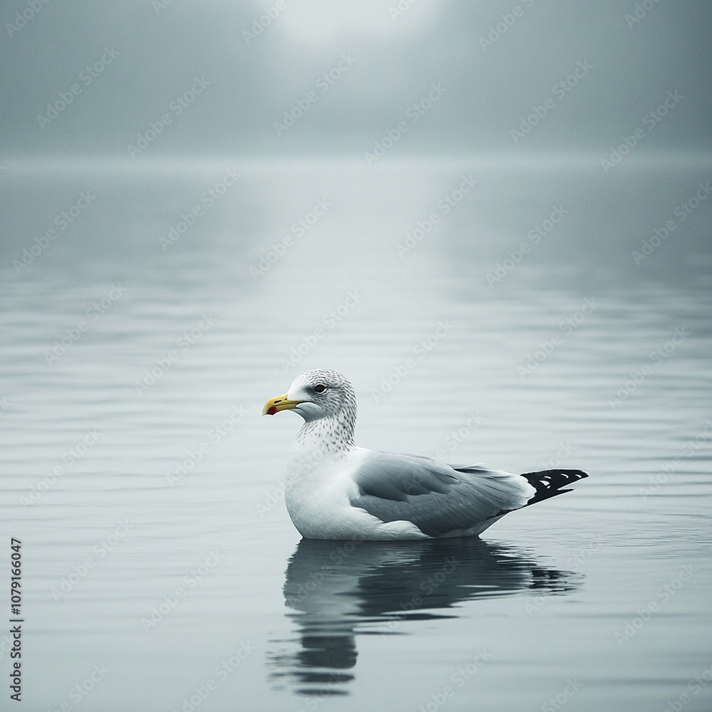 seagull on the sea seagull on the sea