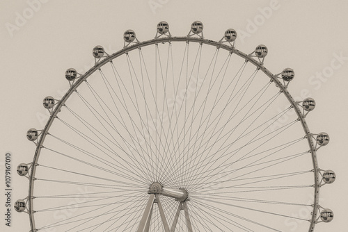 Las Vegas Ferris Wheel 'High Roller' at Sunset