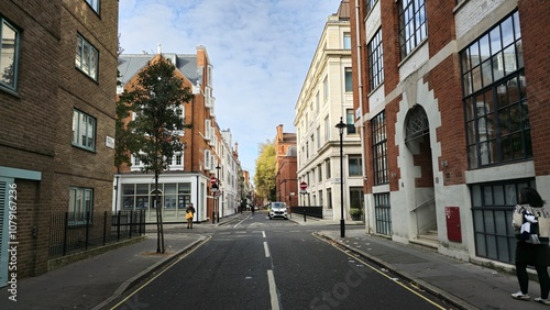 Quiet Urban Street in London