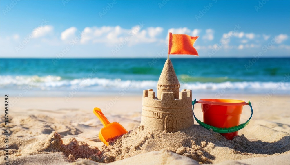 Sunny Beach Memories: A Sandcastle and a Bucket Sunny Beach Memories: A Sandcastle and a Bucket