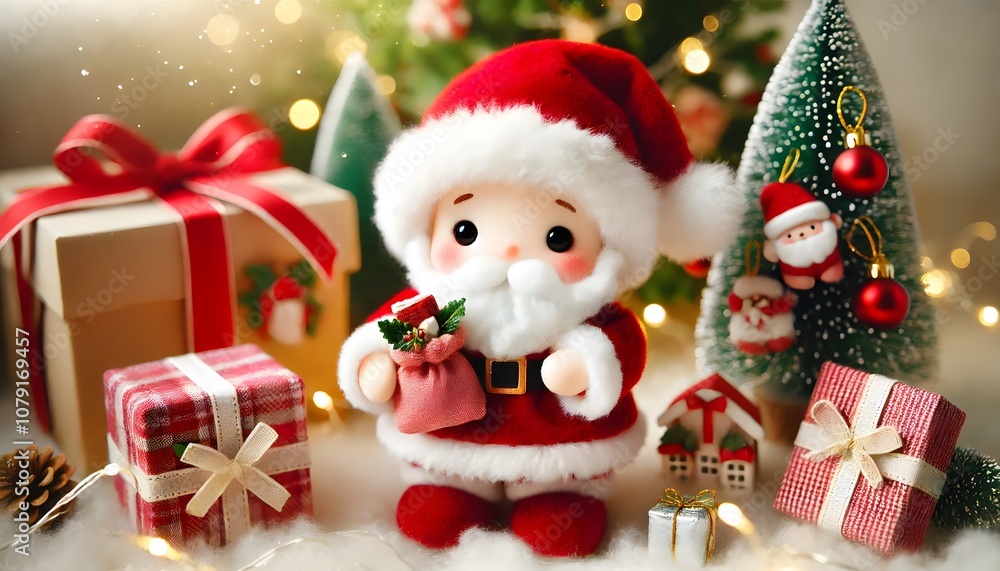 santa claus with gifts santa claus with gifts