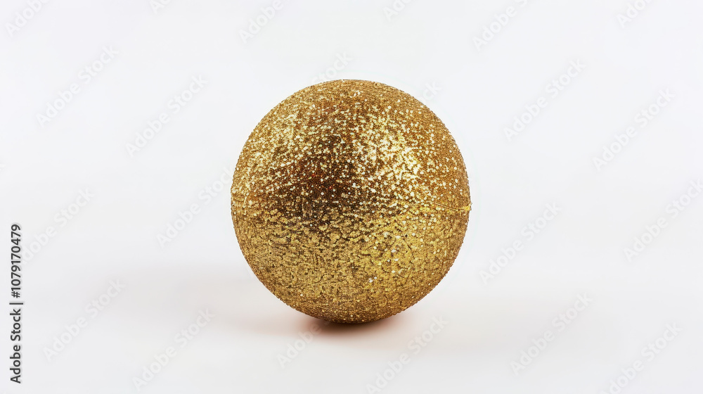 golden christmas ball isolated on white background golden christmas ball isolated on white background