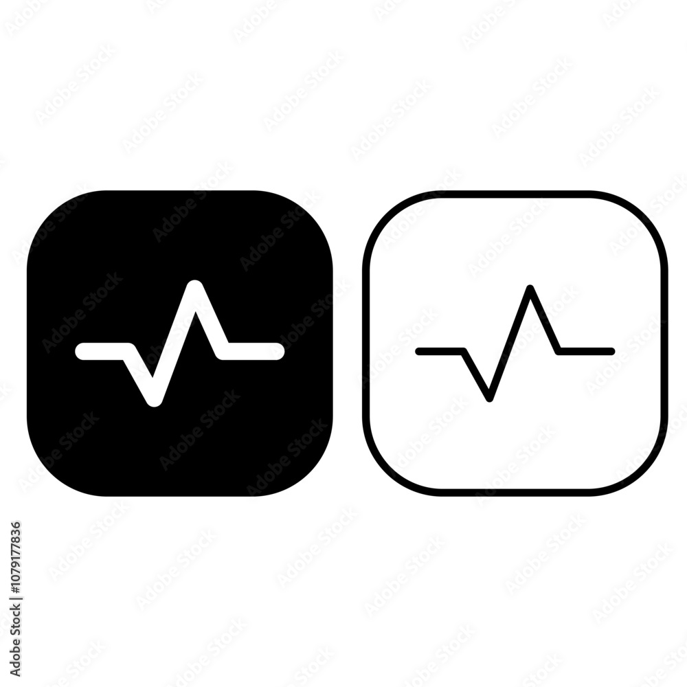 heartbeat status icon, icon vector illustration isolated on white heartbeat status icon, icon vector illustration isolated on white