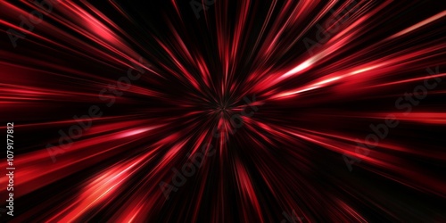 This illustration features an energetic burst of red light, ideal for use in various abstract media projects