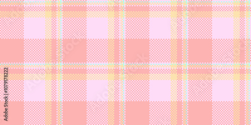 Variety vector background seamless, styling pattern plaid tartan. Worldwide textile texture check fabric in light and pink lace colors.