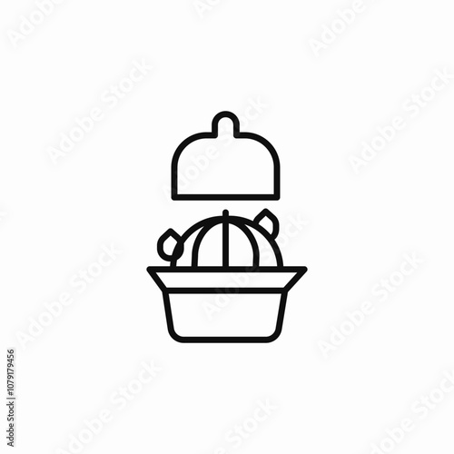 lemon squeezer icon sign vector