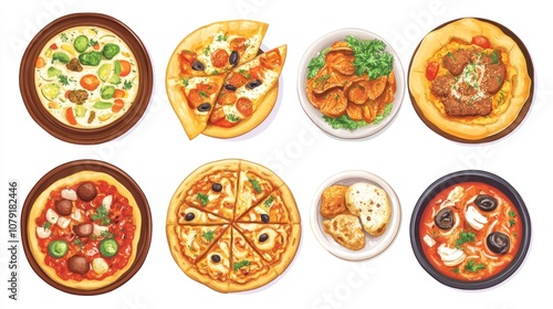 Assortment of Delicious Food Items