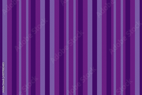 Havender vertical textile lines, modern fabric stripe texture. Falentines day vector background pattern seamless in violet and purple colors.