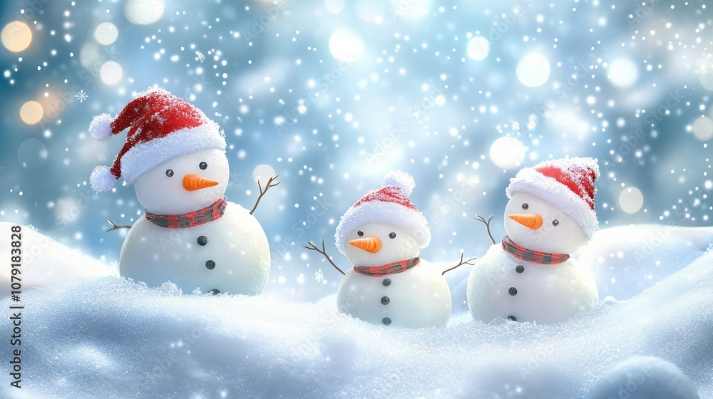 Beautifull background on a Christmas theme with snowdrifts, snowfall and a blurred background. Beautifull background on a Christmas theme with snowdrifts, snowfall and a blurred background.