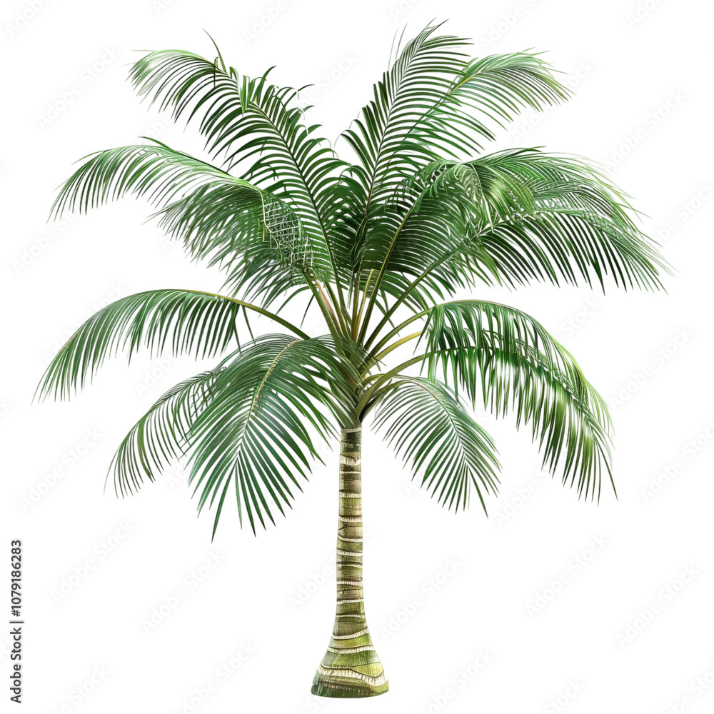 Obraz premium palm tree isolated on white