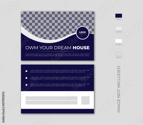 post card design. direct mail design.