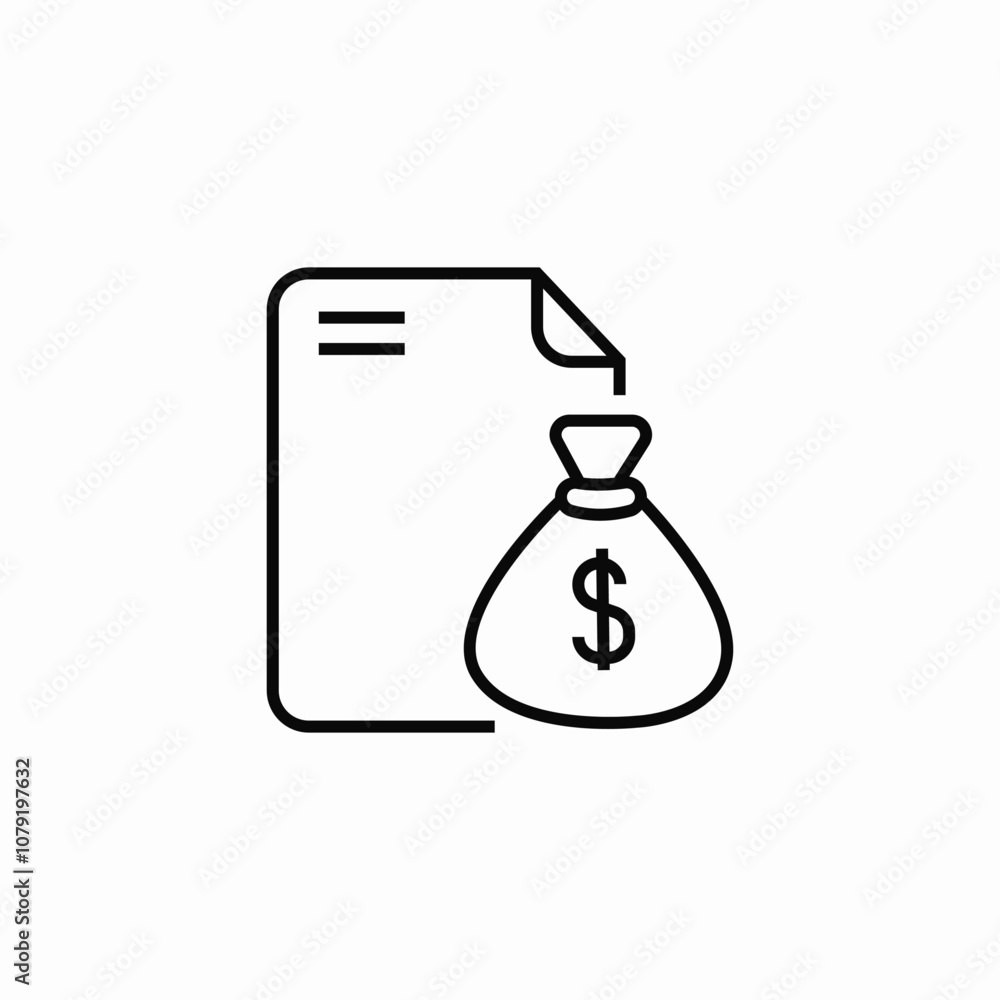 finance report file icon sign vector finance report file icon sign vector