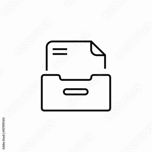 file binder folder icon sign vector