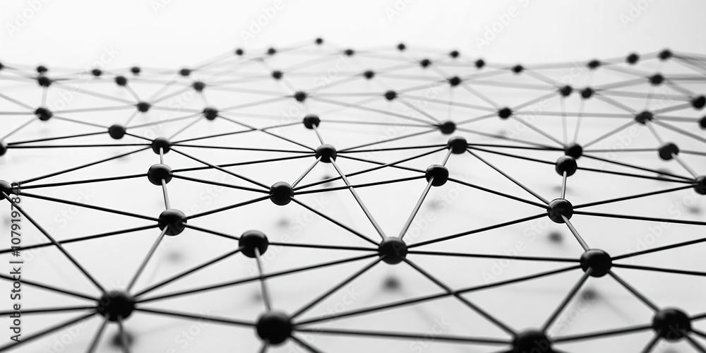 Abstract 3d rendering of Patten network structure fractal Futuristic technology Abstract 3d rendering of Patten network structure fractal Futuristic technology