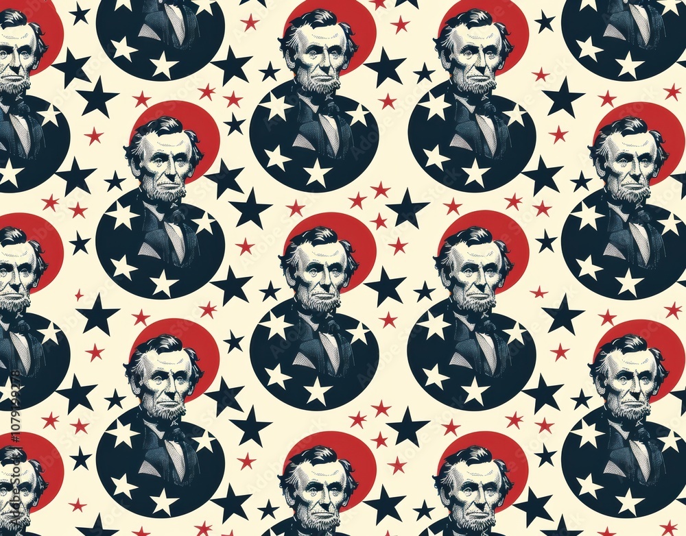 Presidents Day pattern Presidents Day pattern