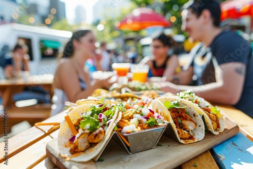 Delicious Tacos on a Sunny Day