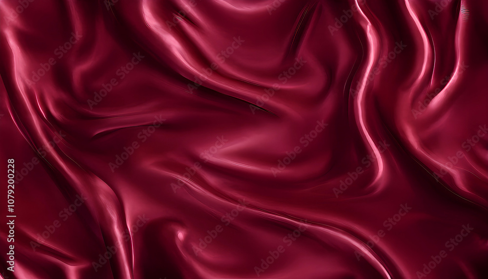 A close-up shot of deep red fabric with soft, flowing lines. luxurious texture. A close-up shot of deep red fabric with soft, flowing lines. luxurious texture.