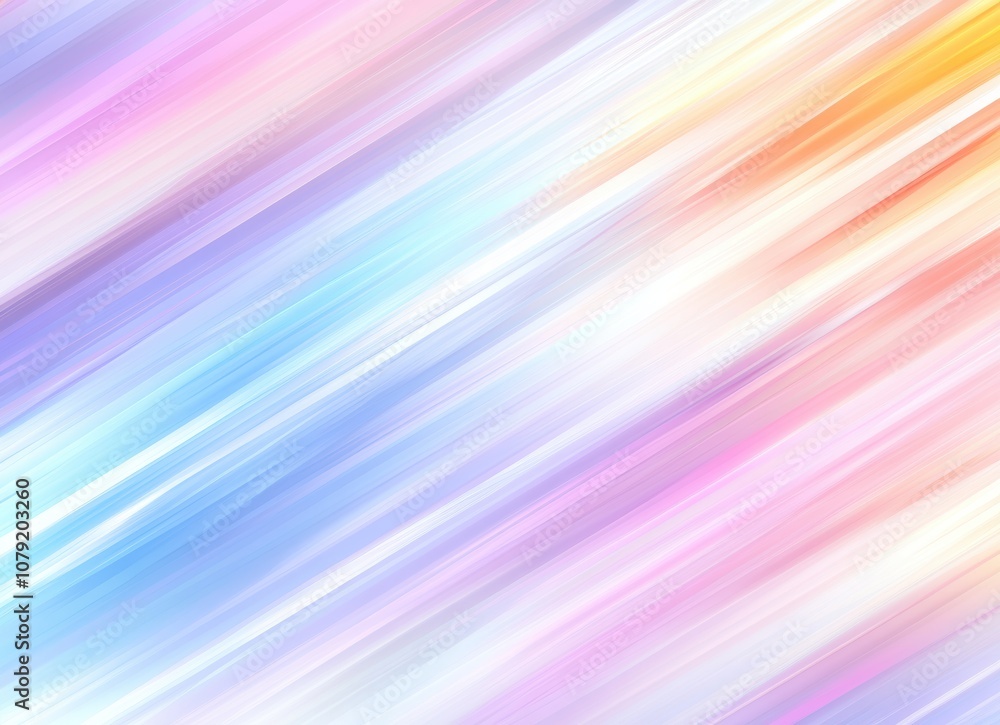 Obraz premium 色とりどりの抽象的な背景が、柔らかな光線の中で交差する様子を捉えたアート作品