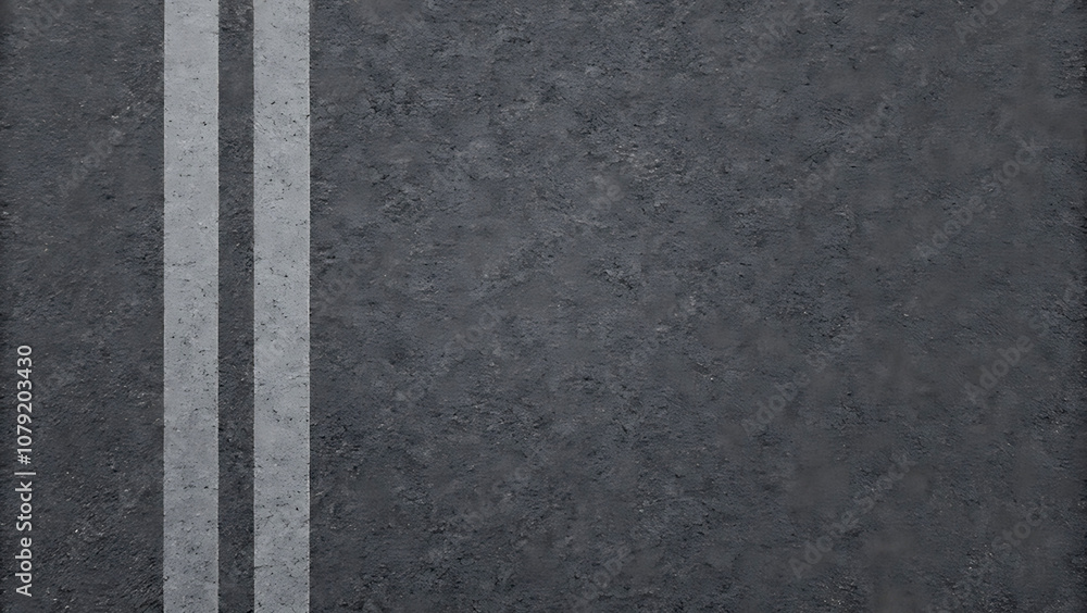 Fototapeta premium New asphalt patch in the road