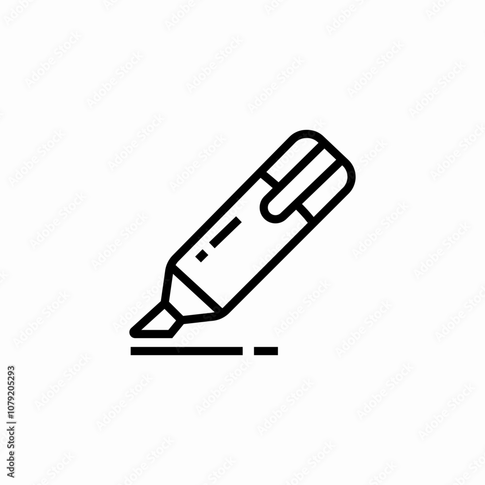 highlighter marker icon sign vector highlighter marker icon sign vector