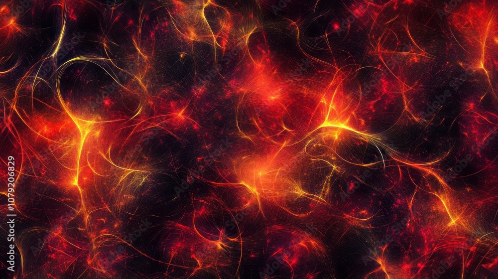 Fototapeta premium Fireworks seamless background stock illustration 