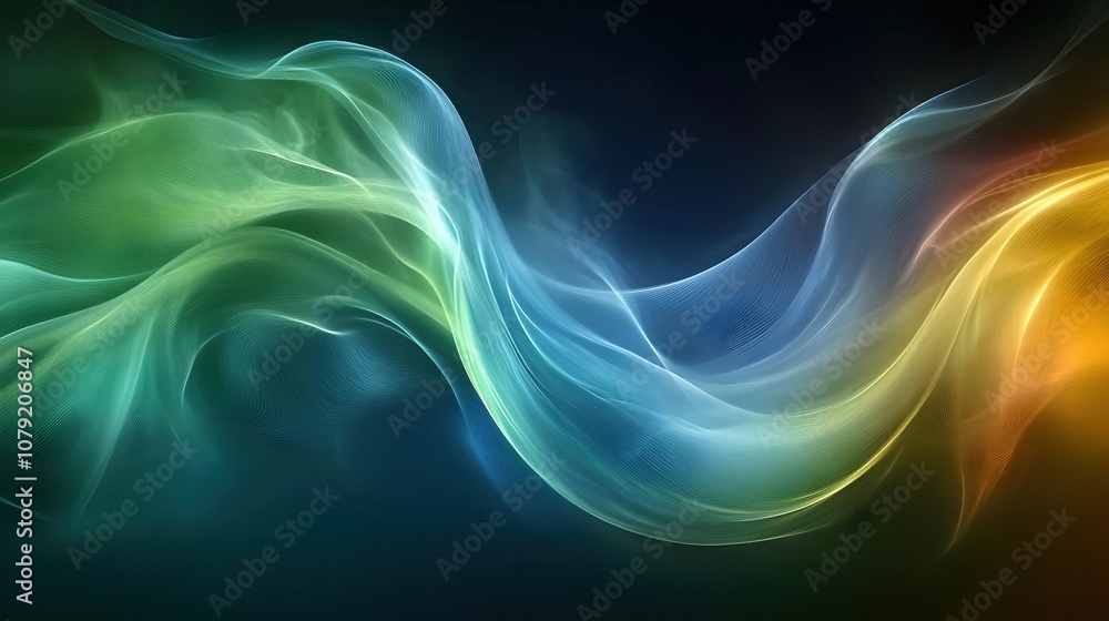 Abstract Background with Wavy Lines and Vibrant Colors Abstract Background with Wavy Lines and Vibrant Colors