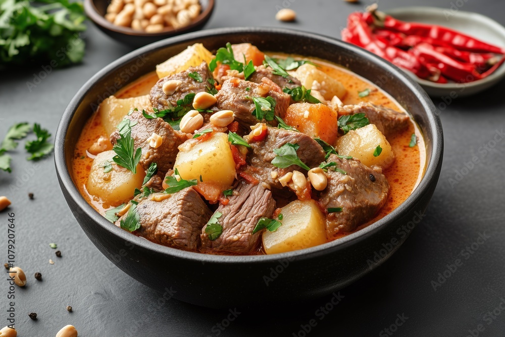 Savor the Richness of Tender Beef Massaman Curry Savor the Richness of Tender Beef Massaman Curry