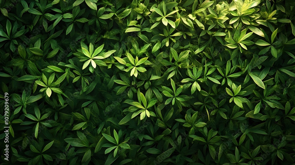 Green Leaf Background Texture - Lush Foliage Pattern Green Leaf Background Texture - Lush Foliage Pattern