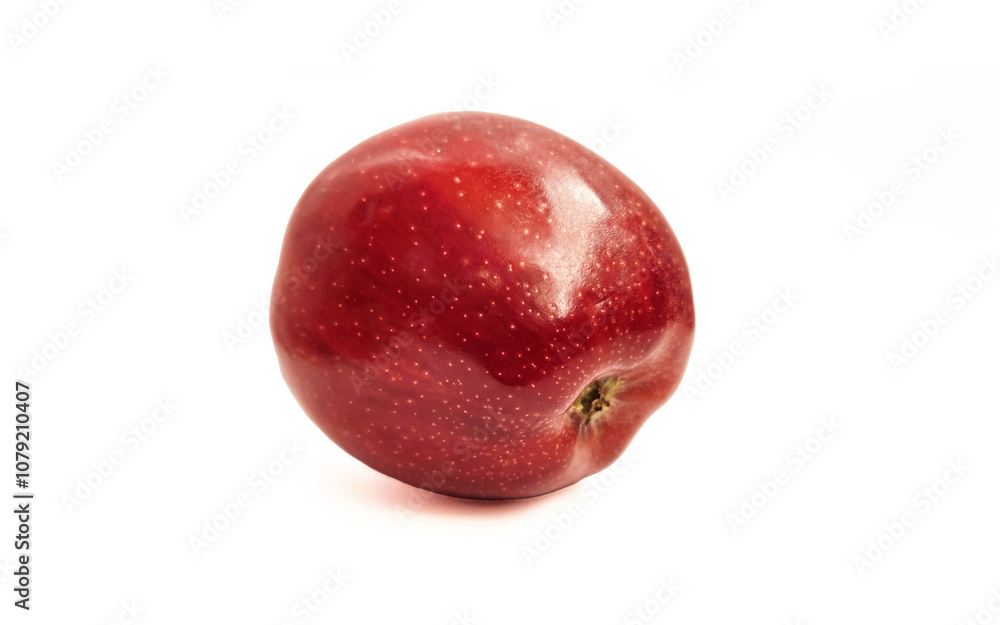 A red delicious apple isolated on white background A red delicious apple isolated on white background