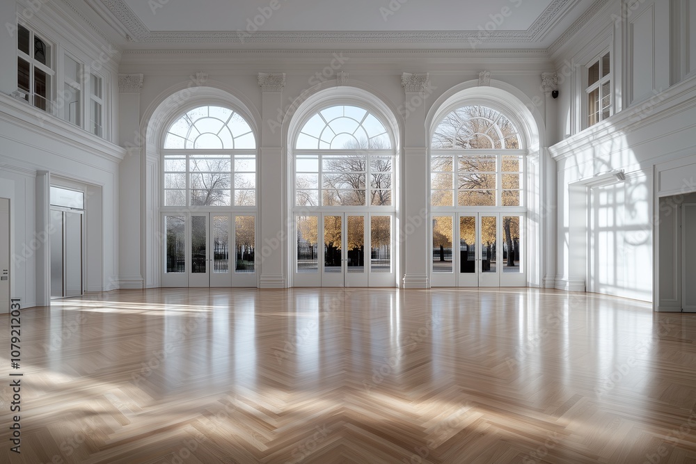 Showcase Event Elegant Room Grand Hall Interior Design Spacious Atmosphere Light-Filled Space Showcase Event Elegant Room Grand Hall Interior Design Spacious Atmosphere Light-Filled Space