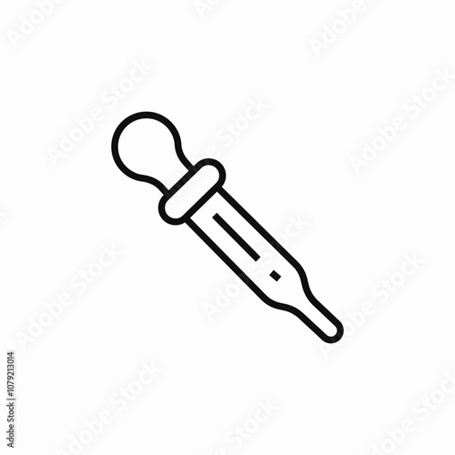 pipette drop icon sign vector