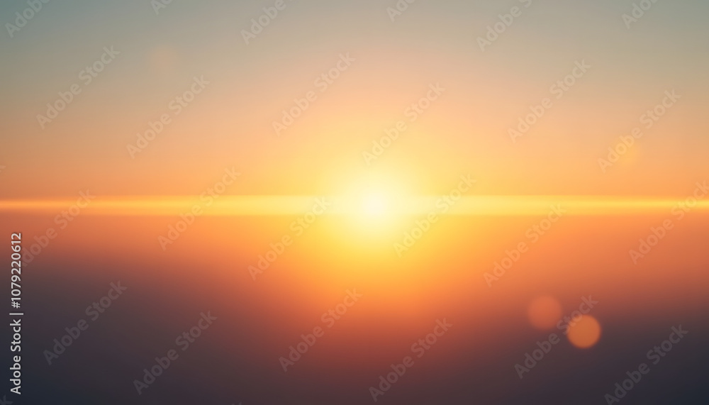 Beautiful sunrise with soft colors and blurred background Beautiful sunrise with soft colors and blurred background