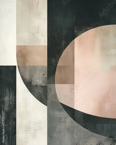 Muted Tones, Geometric Art