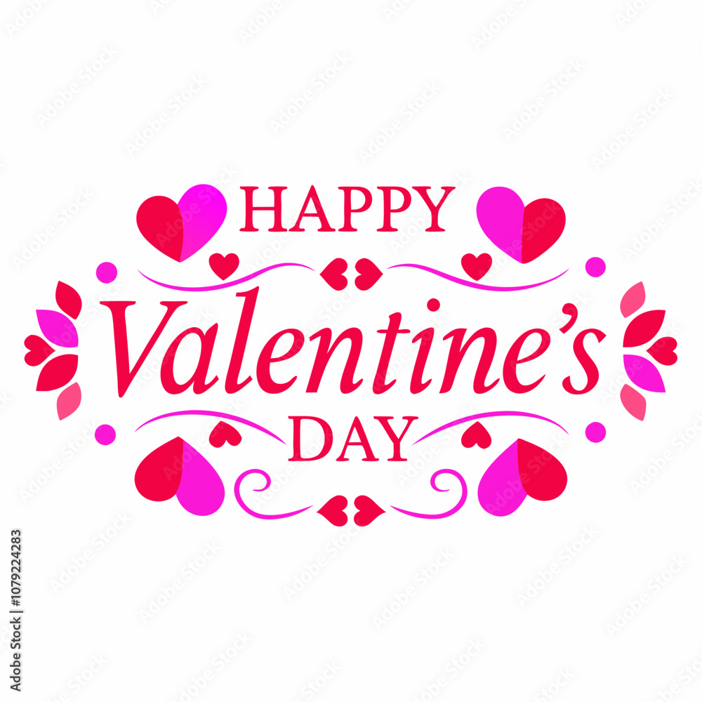 Happy Valentine Day Vector Illustration Happy Valentine Day Vector Illustration