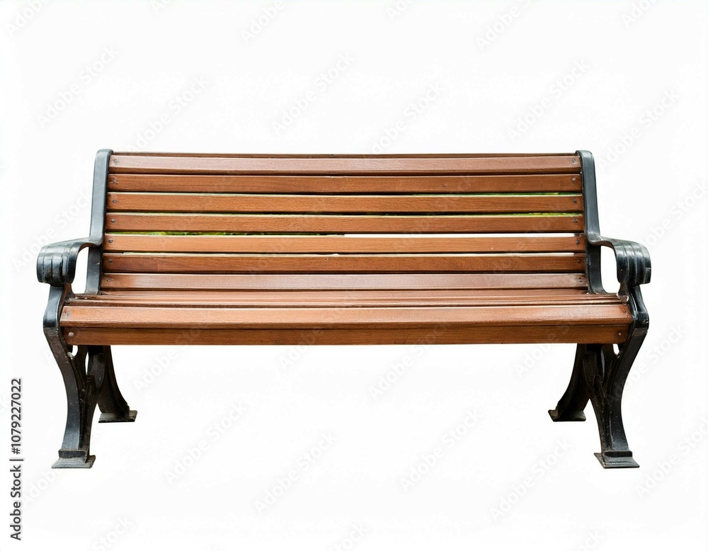 bench isolated on white