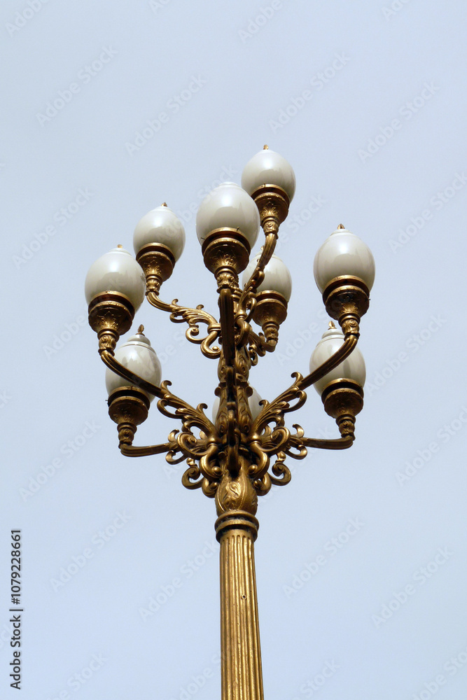 Old street lamp of Plaza de Mayo Buenos Aires Old street lamp of Plaza de Mayo Buenos Aires