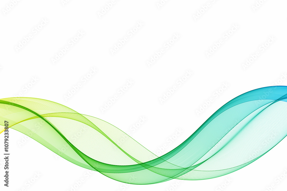 Fototapeta premium Colorful abstract wave. layout for presentation. Eps 10