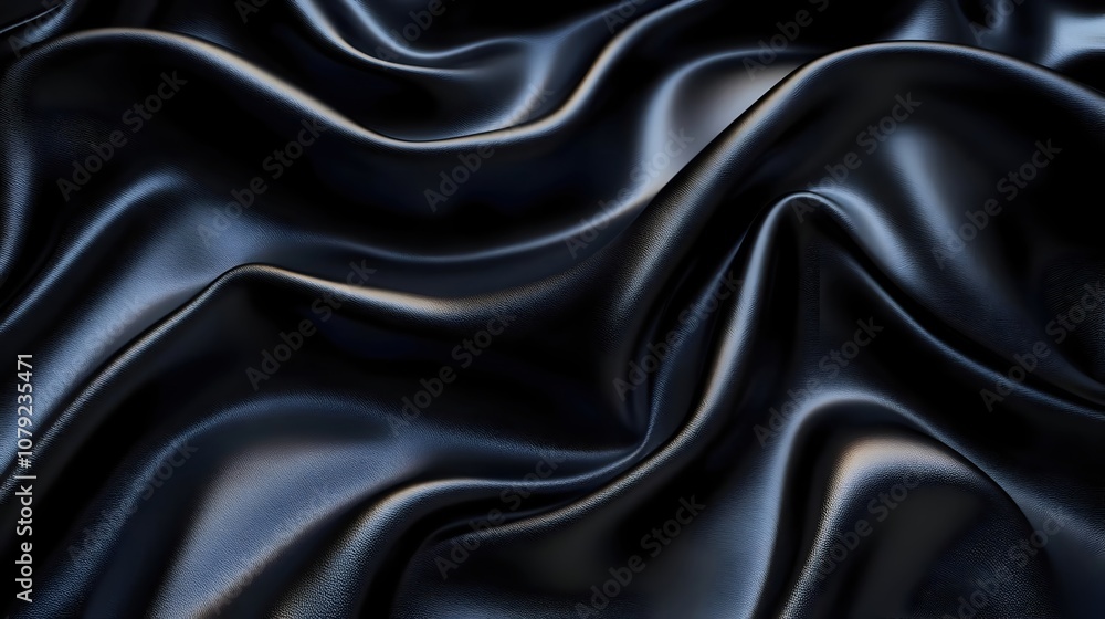 Fototapeta premium Abstract Black Leather Texture Background