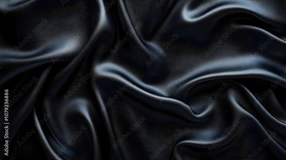 Fototapeta premium Abstract Black Leather Texture Background