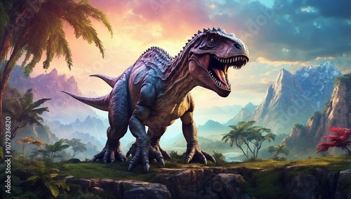 tyrannosaurus dinosaur 3d render