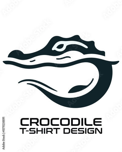 Crocodile Vector T Shirt Design