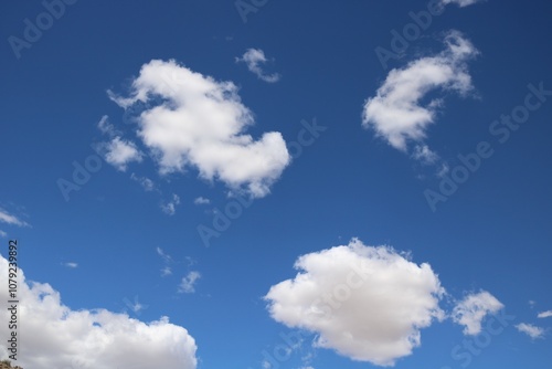 Arizona blue sky with clouds