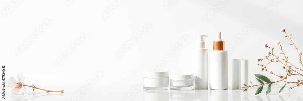 Minimalist Japanese stone podium with soft lighting perfect for cosmetic branding and presentation, product display, cosmetics Minimalist Japanese stone podium with soft lighting perfect for cosmetic branding and presentation, product display, cosmetics