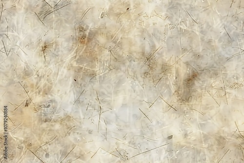 An abstract pattern in brown and beige hues, with irregular streaks and scratches.