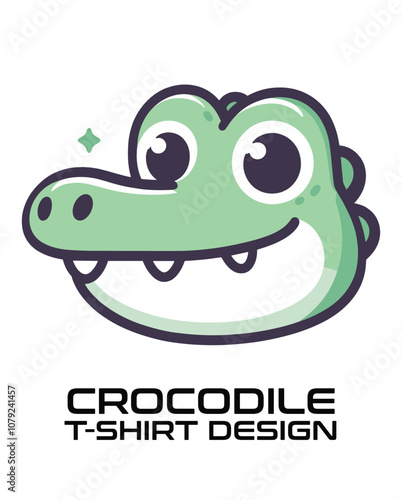 Crocodile  Vector T Shirt Design