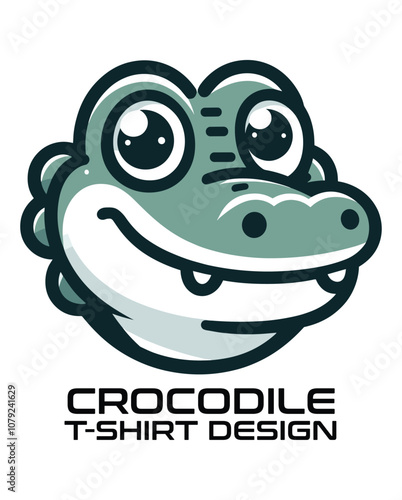 Crocodile  Vector T Shirt Design