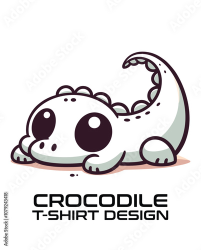 Crocodile  Vector T Shirt Design