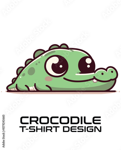 Crocodile  Vector T Shirt Design