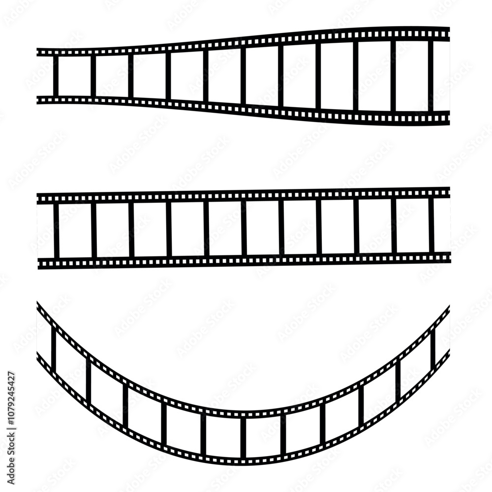 Fototapeta premium film strip background. Film Strip icon. Movies Flim background with Flim roll