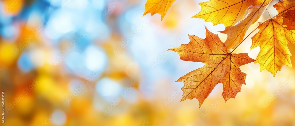 A close up of a yellow leaf on a tree branch A close up of a yellow leaf on a tree branch